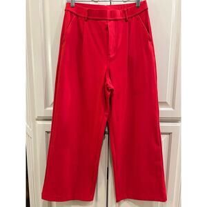 Halara high waisted plicated side pocket straight leg pants side m (8/10) petite